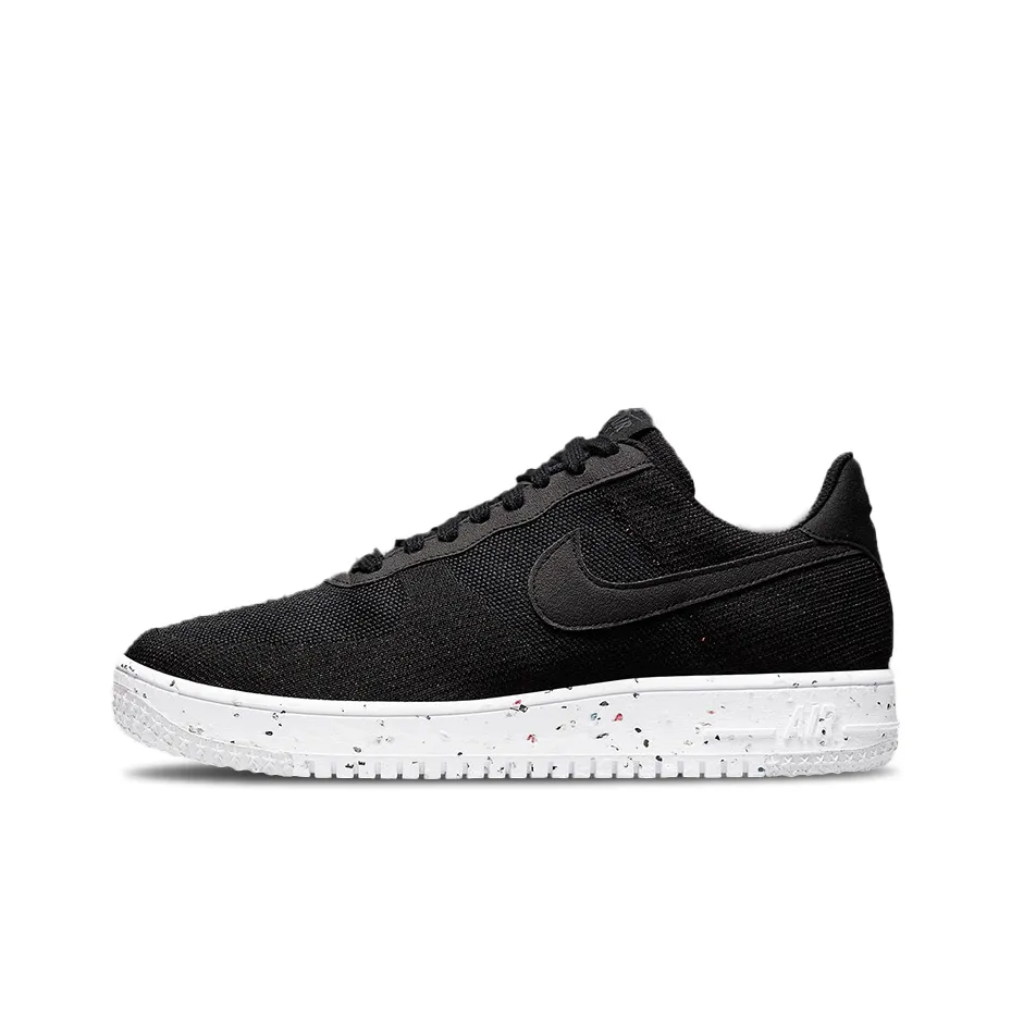 Nike Air Force 1 Low Crater Flyknit Black White