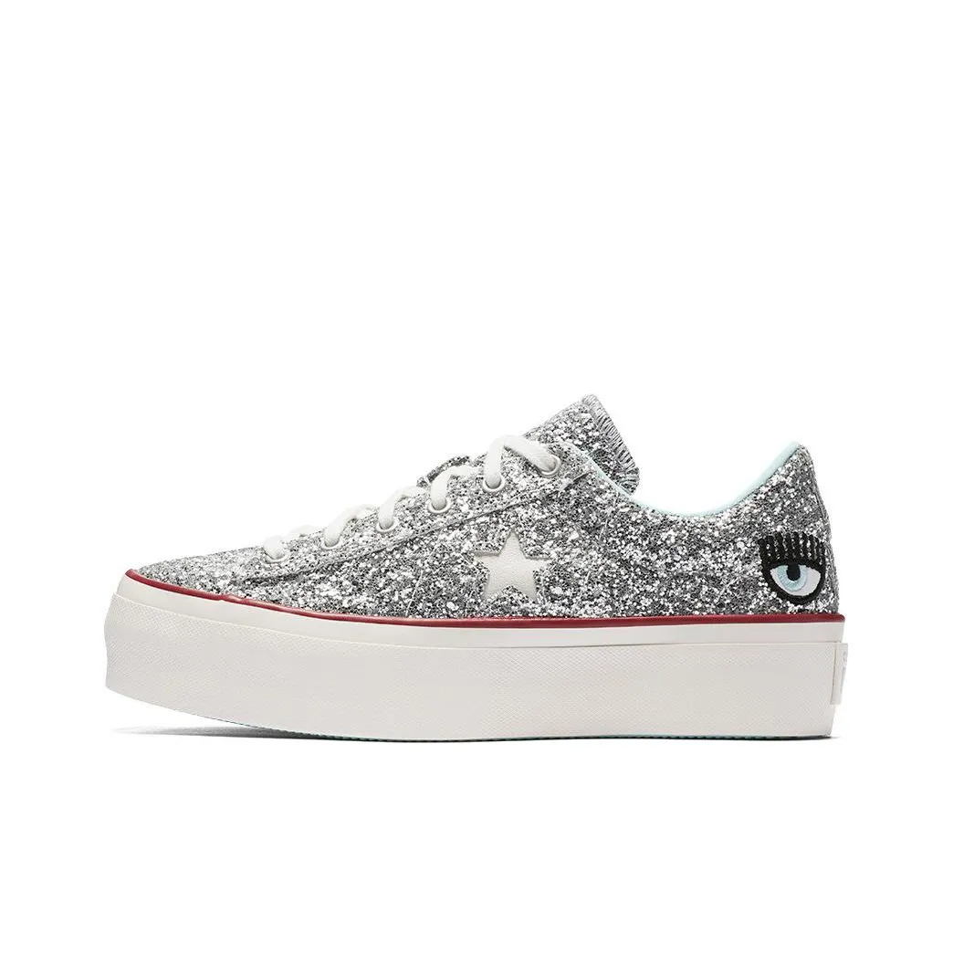 Converse Chiara Ferragni X Women's One Star Platform Ox 'Glitter' Women's