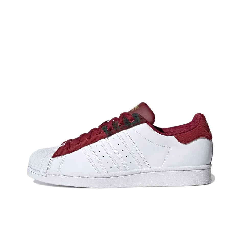 Adidas Superstar Collegiate Burgundy Cloud White