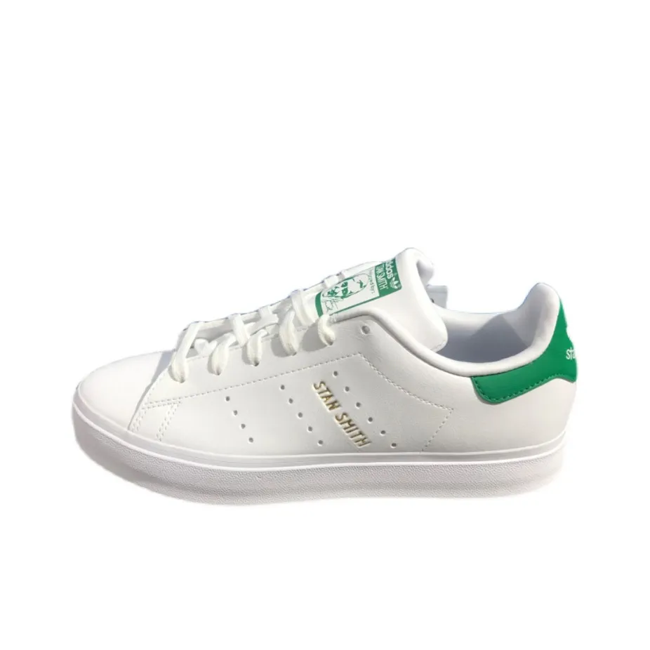 Adidas Originals Stan Smith Slip-Resistant Low Top Скейтборд Кроссовки Женские Белый Зеленый