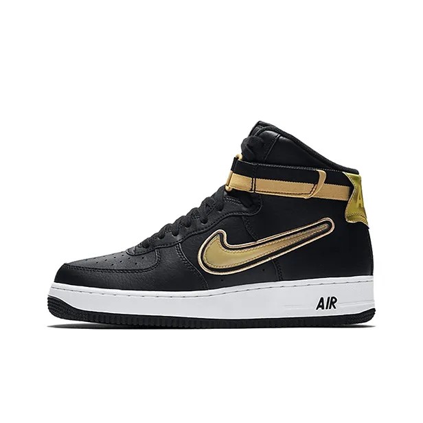 Nike Air Force 1 High Nba Black Metallic Gold