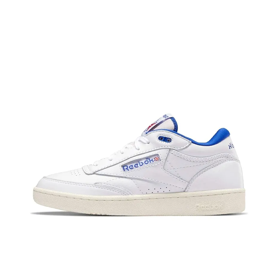Reebok Club C Series Skateboard Shoes Men Mid Top White/Blue