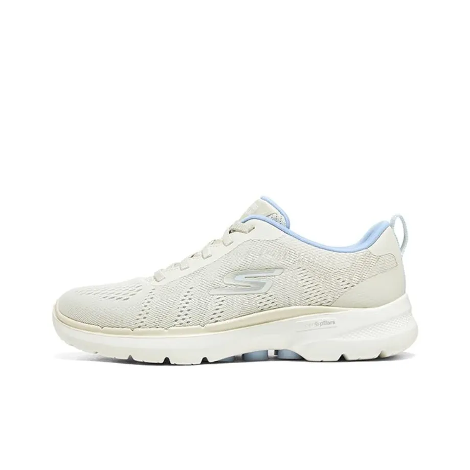 Skechers GoWalk 6 'White Blue' Women's