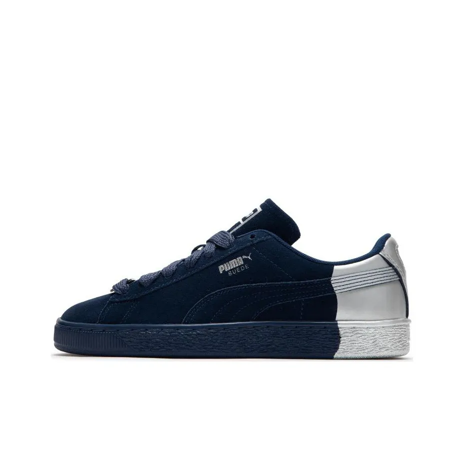 Puma Suede Navy Silver