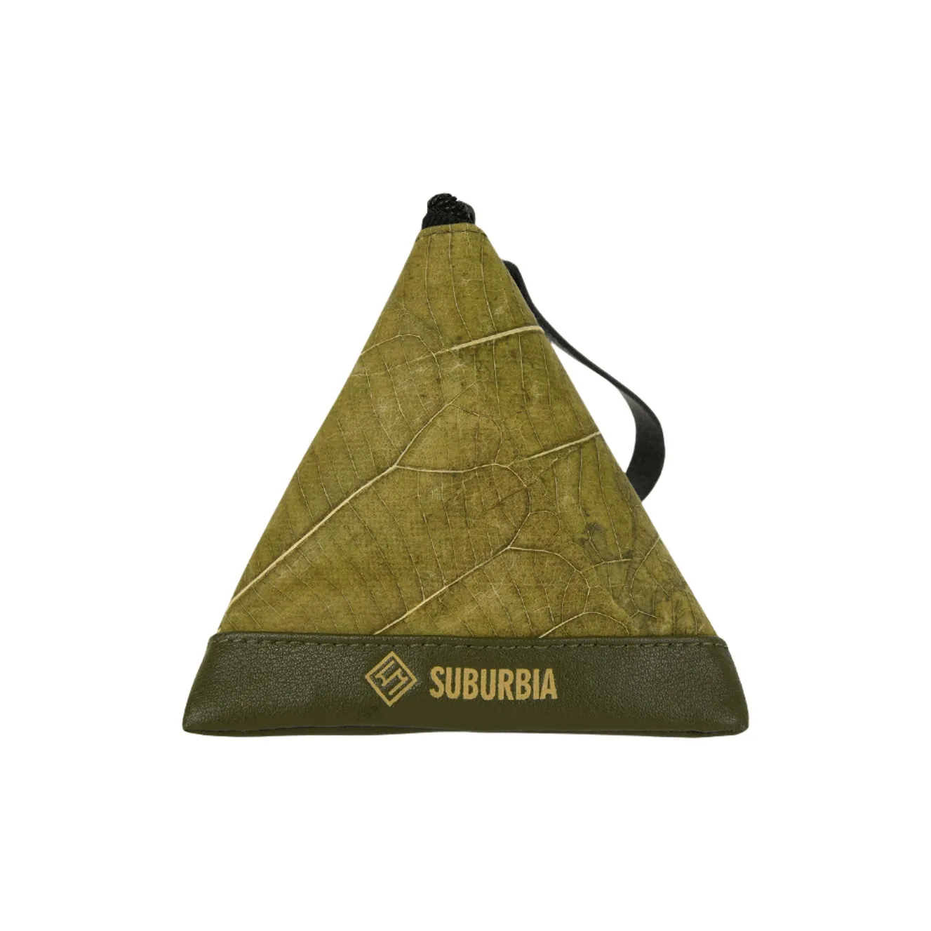 SUBURBIA Микрофибра Синтетическая Кожа Zongzi Сумка Сумка для хранения Кошелек для монет Мини Унисекс Лист Цвет