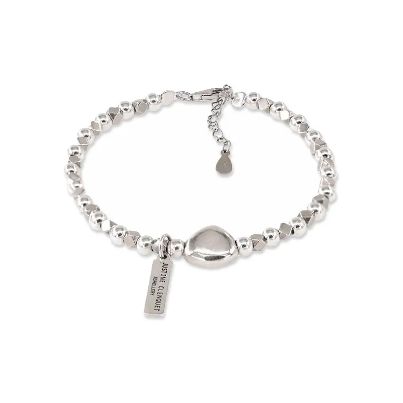 Inkopper Сплав Браслеты Серебряный Nugget BRACELET Женские