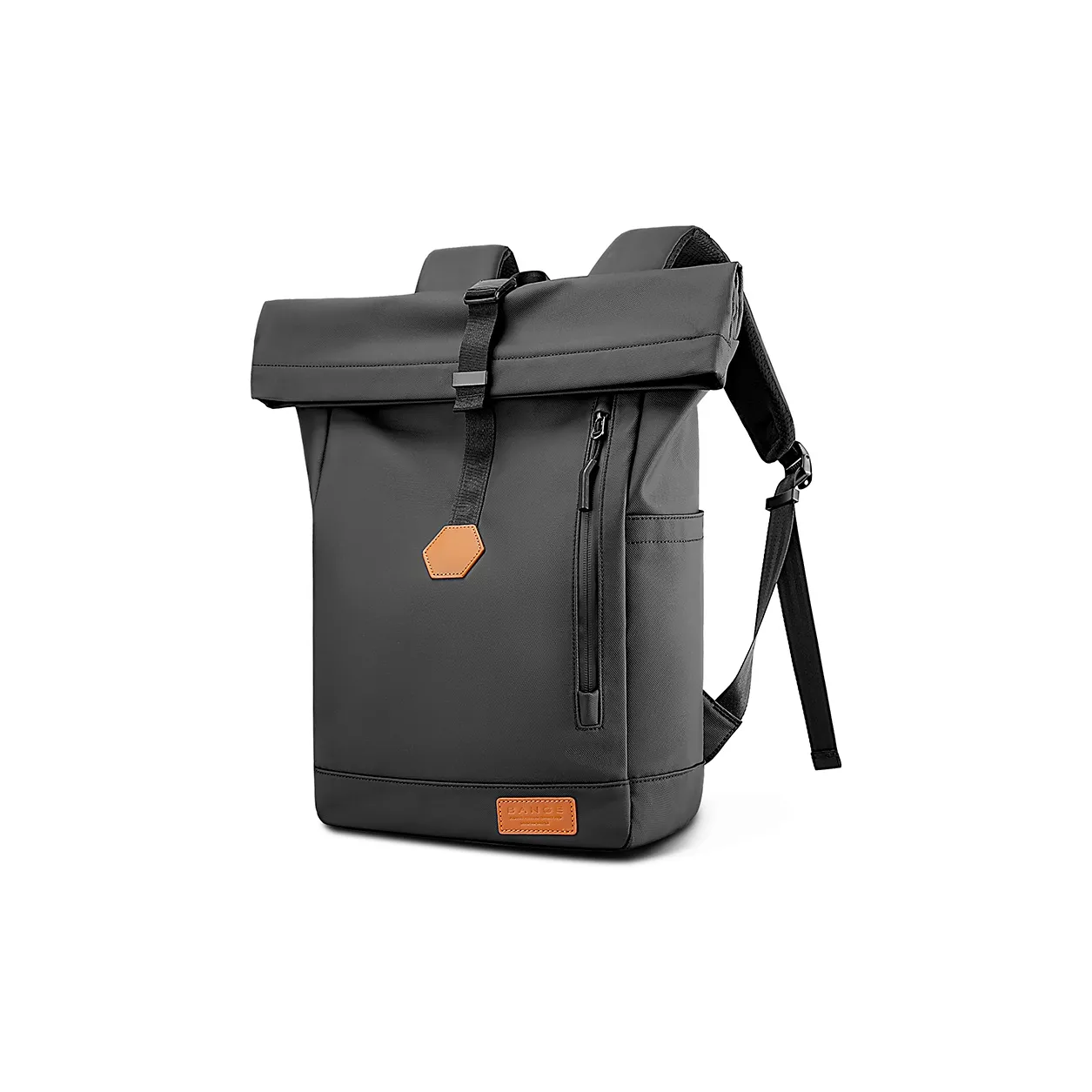 BANGE Oxford Backpack Medium Size Unisex Black, Gray, Green, Blue