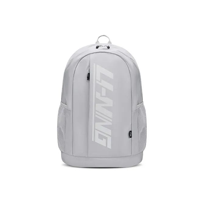 LiNing Polyester backpack jil Regular Unisex Gray