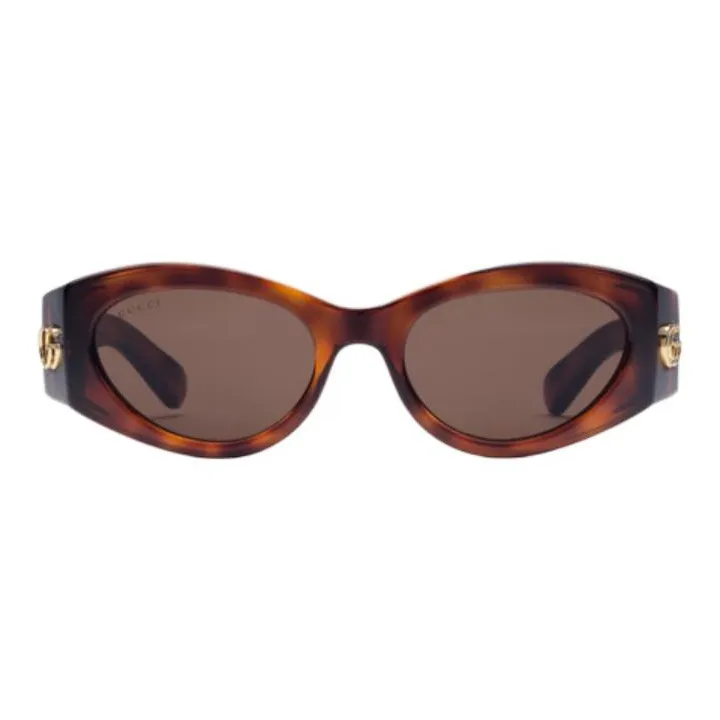 GUCCI Eyewear Double G Oval frame Sunglasses
