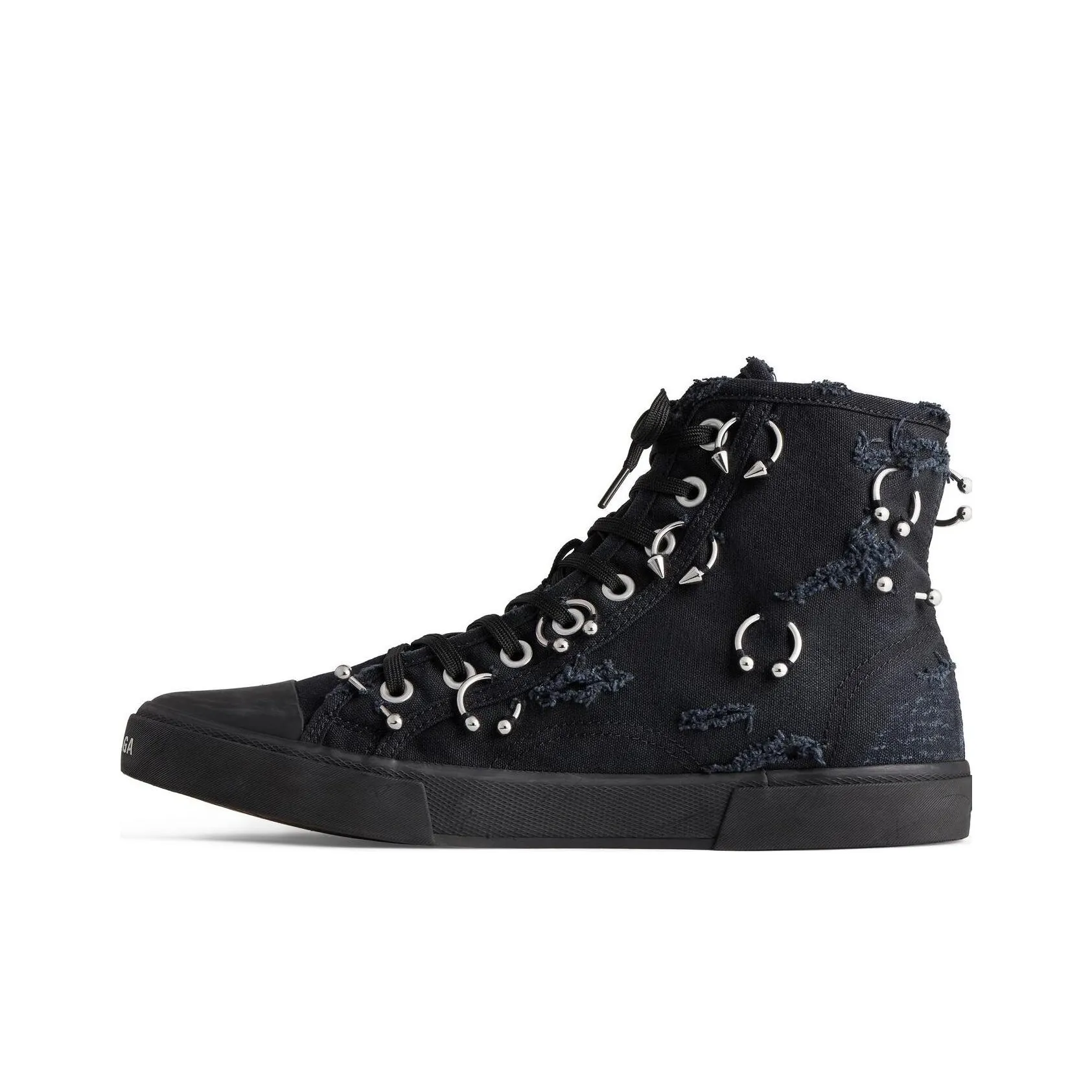 Balenciaga Paris Destroyed High Top Sneakers Women's