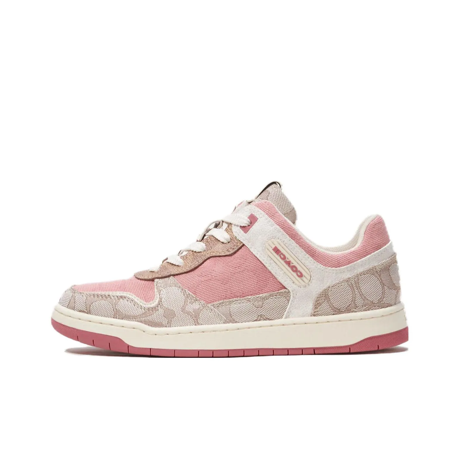 COACH C201 Low Top Skateboard Shoes Women's Pink