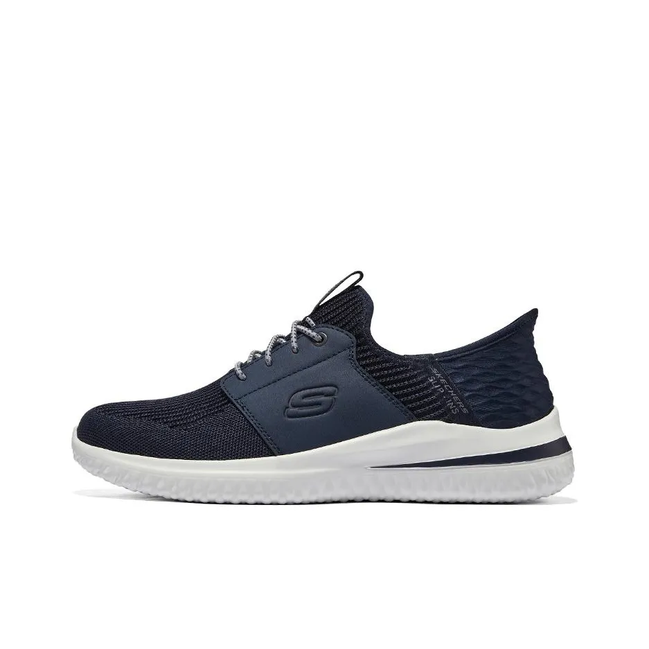 Skechers Slip Ins Delson 3.0 Low Top Casual Shoes Men's Blue Black