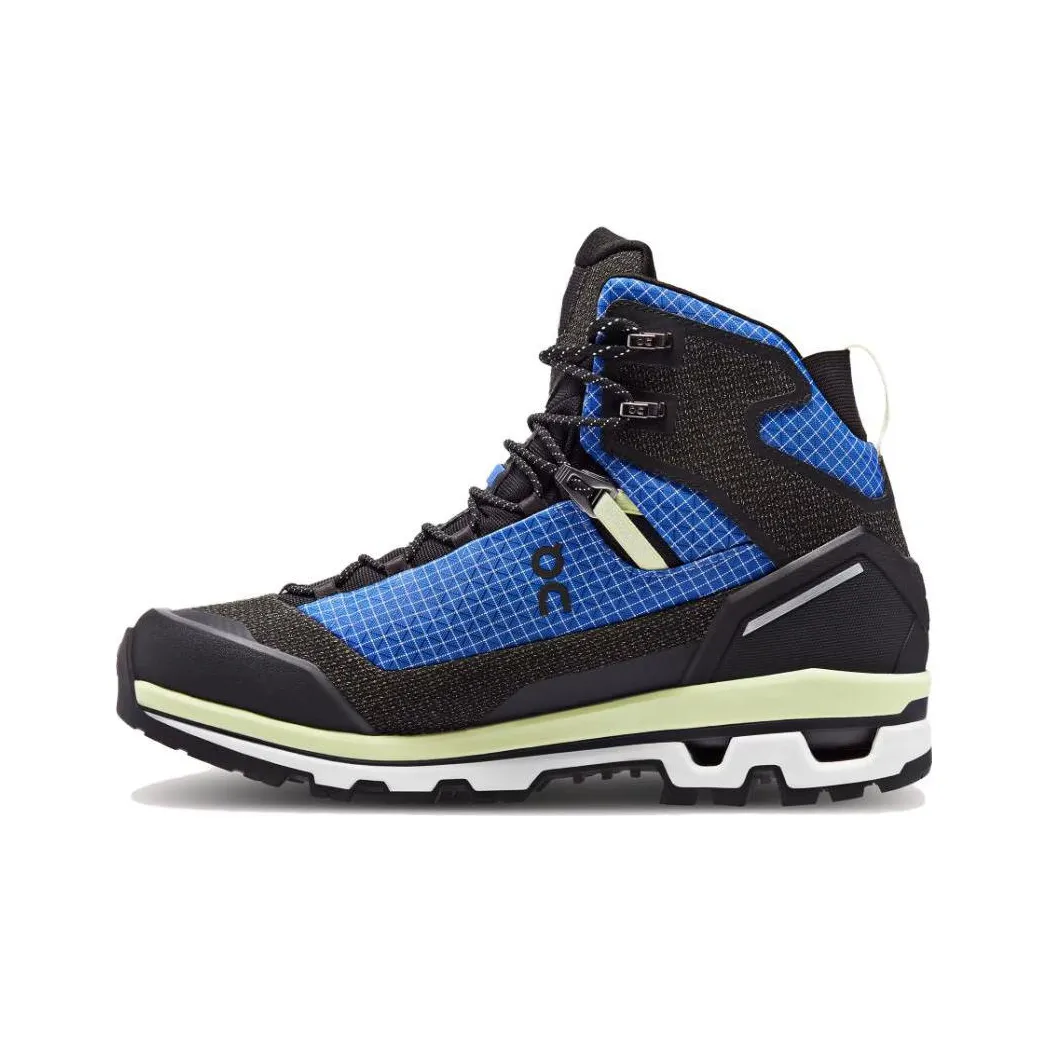 On амортизаторы Shock противоскользящие устойчивые к истиранию высокие топы беговые кроссовки мужские синий черный