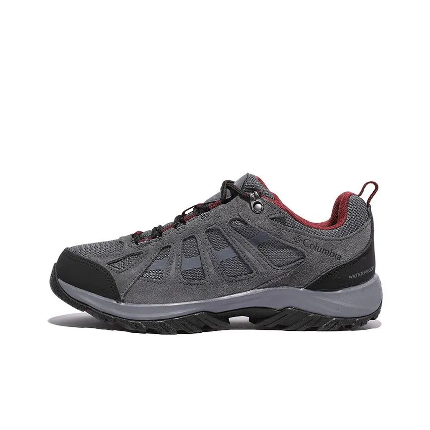 Columbia Cushioned Slip Resistant Low Top Outdoor Shoes Men's Gray