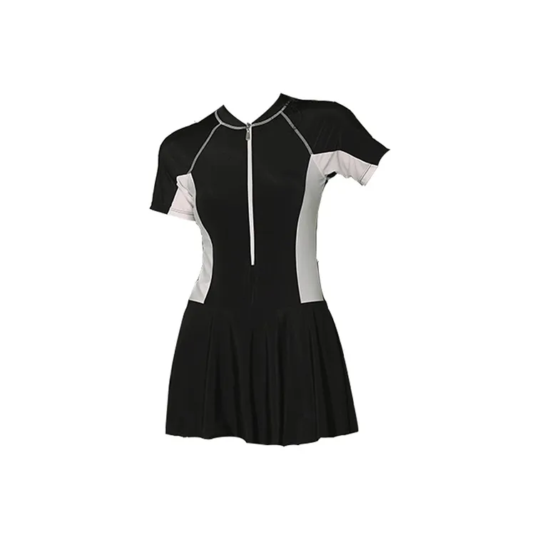 LEACCO Swimming Sets Polyamide Polyester Elastane Pool Women's Black