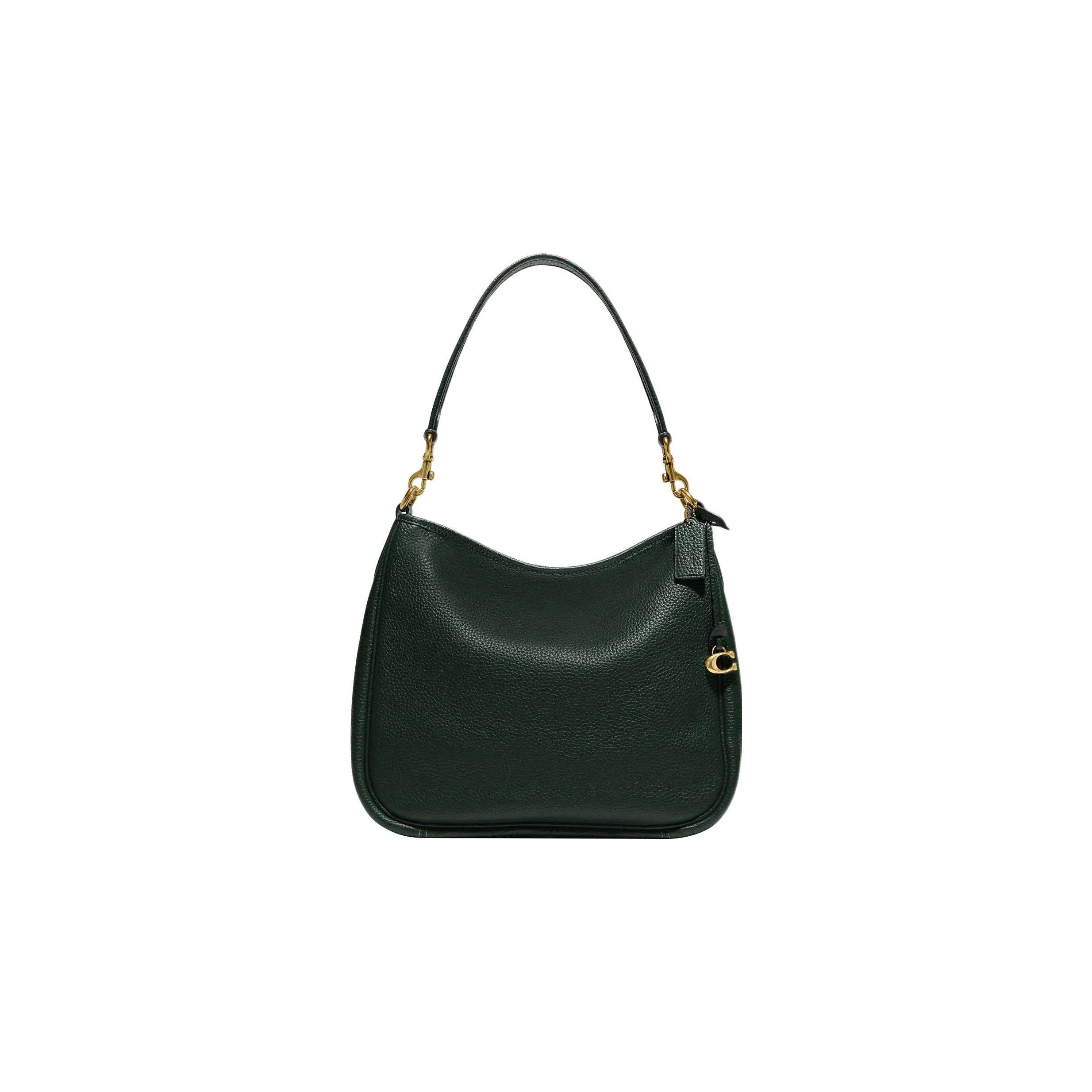 COACH Cary Pebbled Leather Hobo Bag Portable Crossbody Bag Shoulder Bag Women's Amazon Green