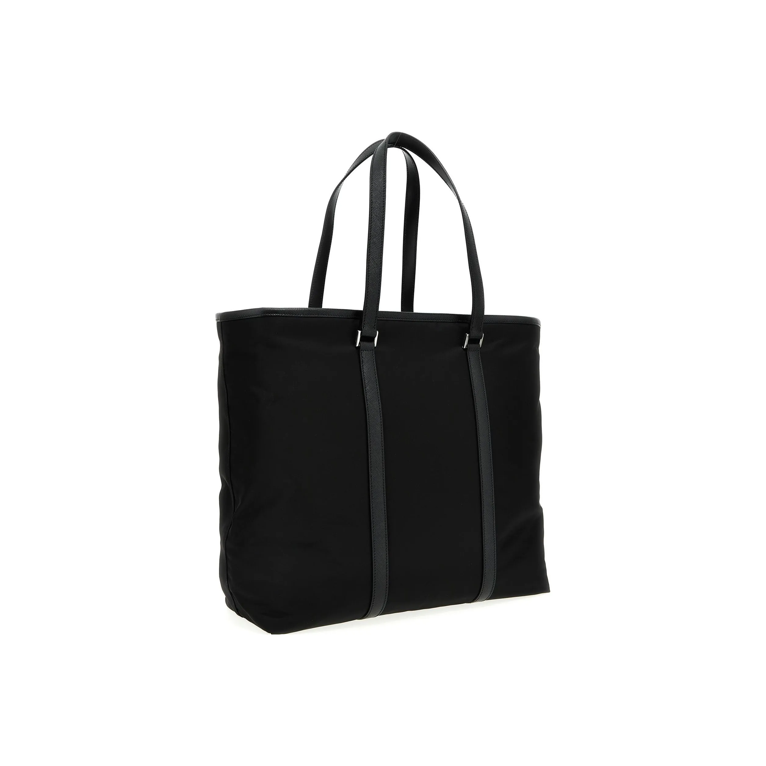 PRADA Nylon Tote Bag, Shopping Bag, Shoulder Bag, Handbag Regular Men's Black
