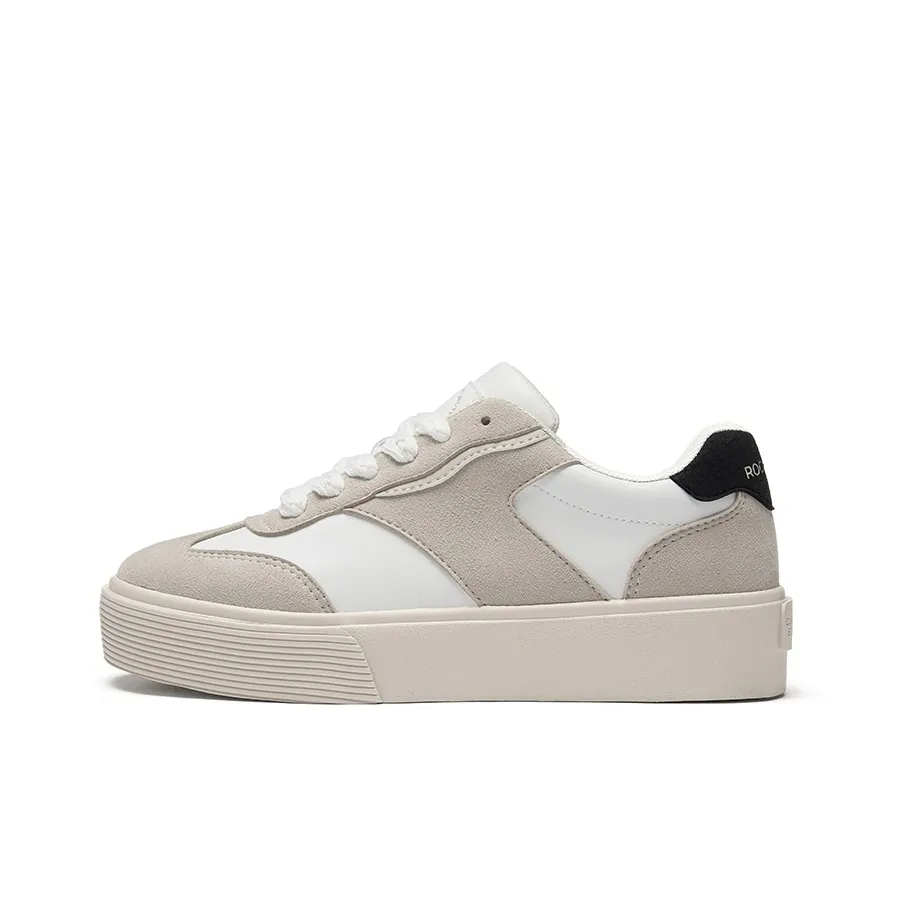 Rockfish Puffy Shoes Low Top Skateboard Shoes Women's Khaki