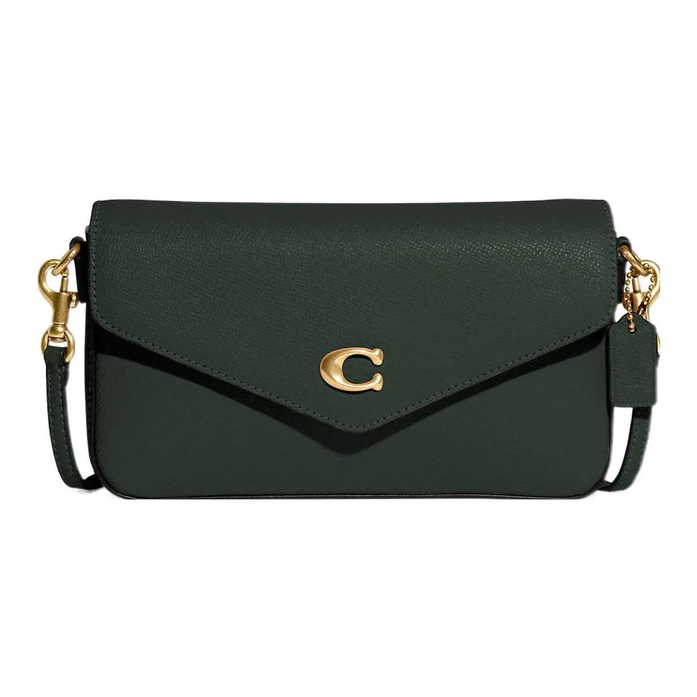 COACH Wyn Кожа Конверт Сумка через плечо Маленькая Женская Amazon Зеленая