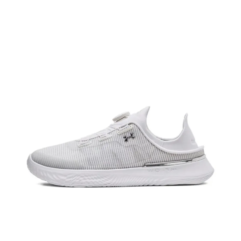Under Armour SlipSpeed Легкий Низкий Топ Беговые кроссовки Женские Белые
