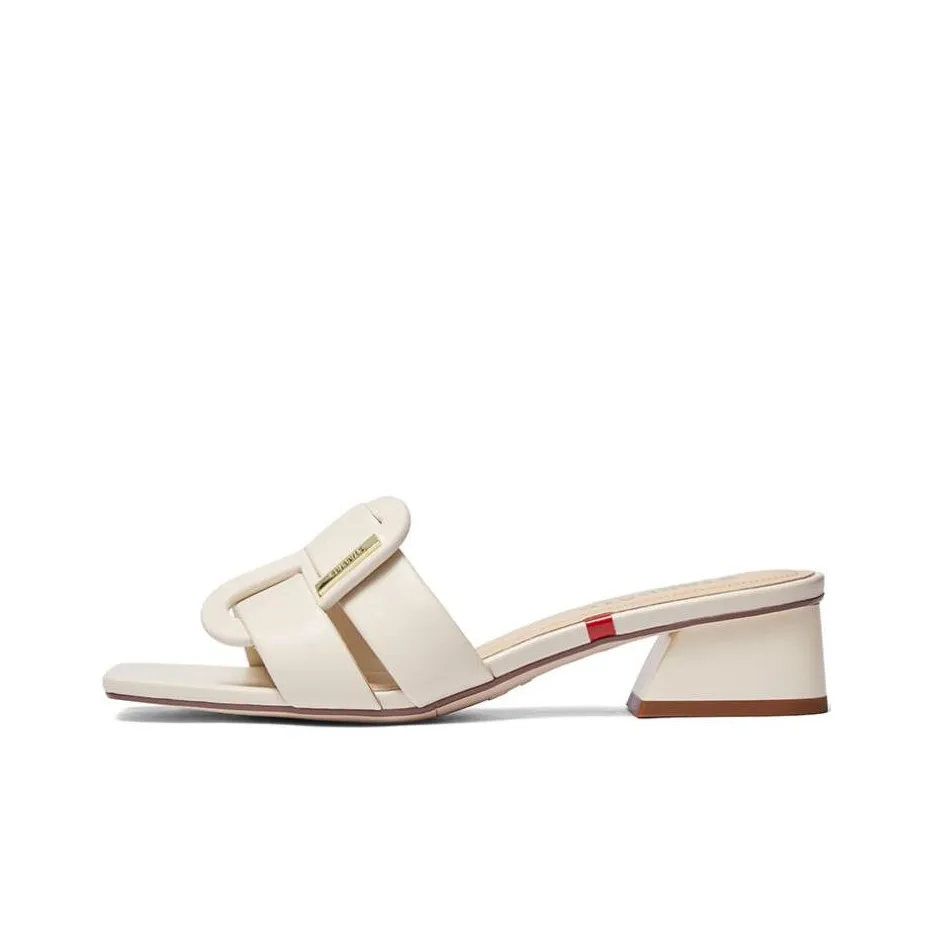 Staccato Twisted Chevle Drag Stylish Sandal 3.5cm Women's