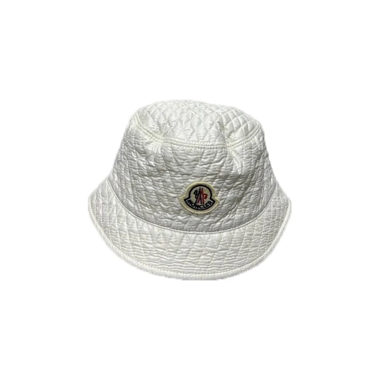 Moncler Nylon Bucket Hats Unisex White