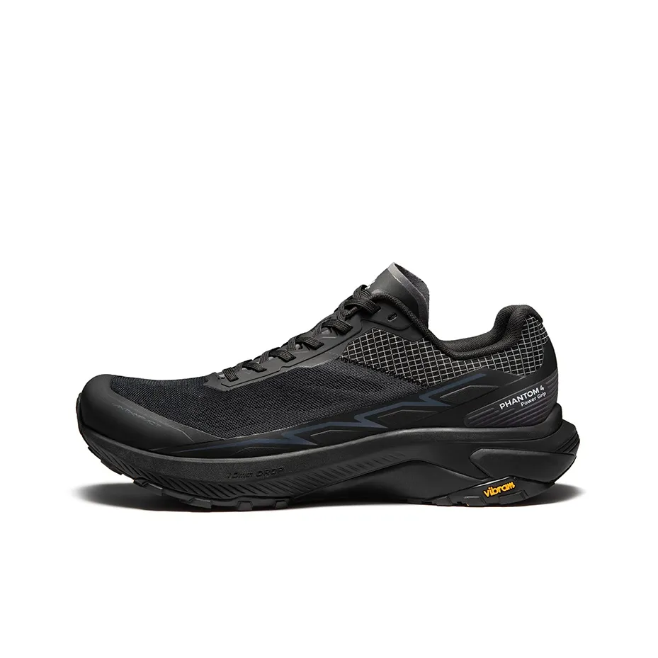 KAILAS Phantom 4 Phantom Slip Resistant, Breathable, Supportive, And Resilient Low Top Running Shoes Men's Ink Black