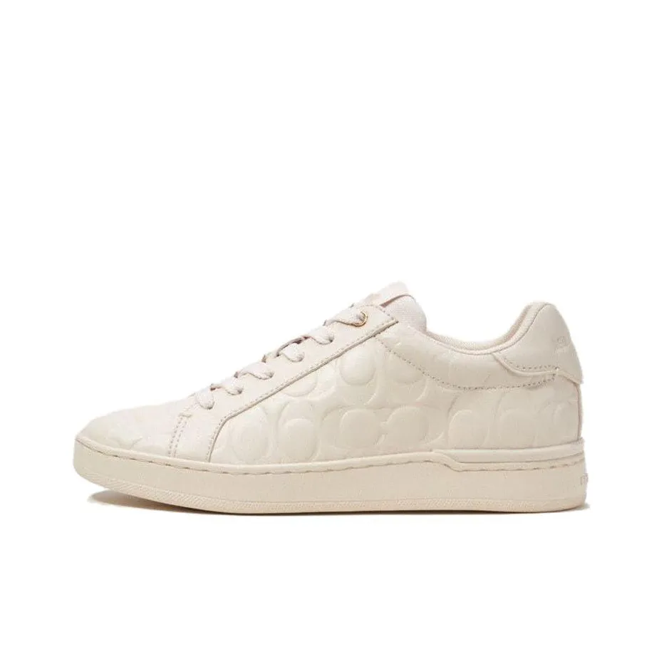COACH Clip Low Top Skateboard Shoes Women
s White