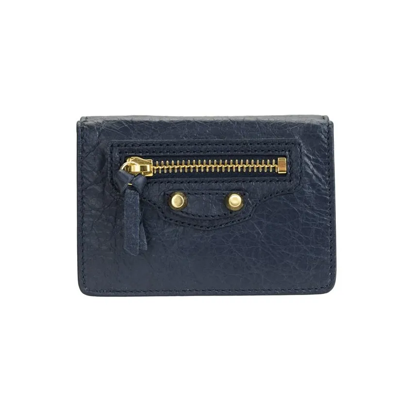 Balenciaga Кожа Кошелек Стандартный Женский Синий Черный