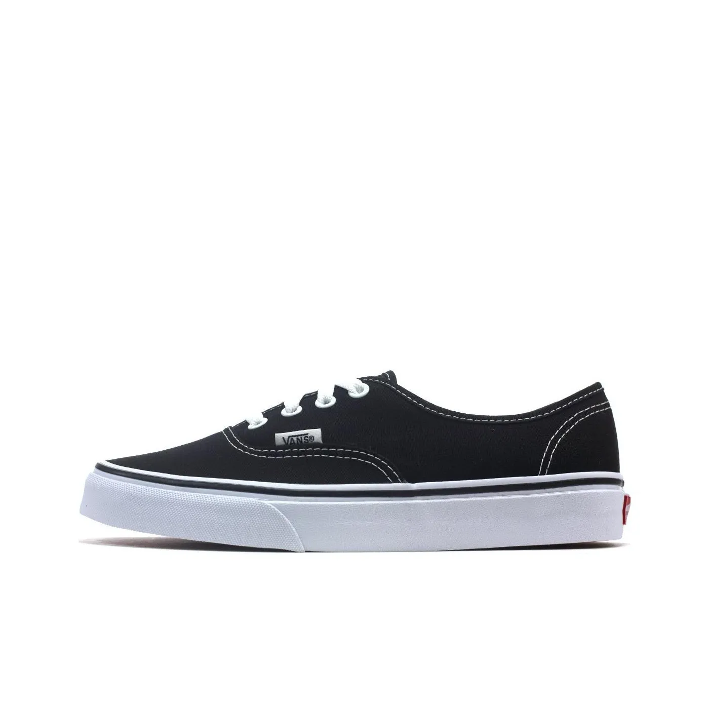 VANS Authentic Low Top Скейтборд Кроссовки Унисекс Черные