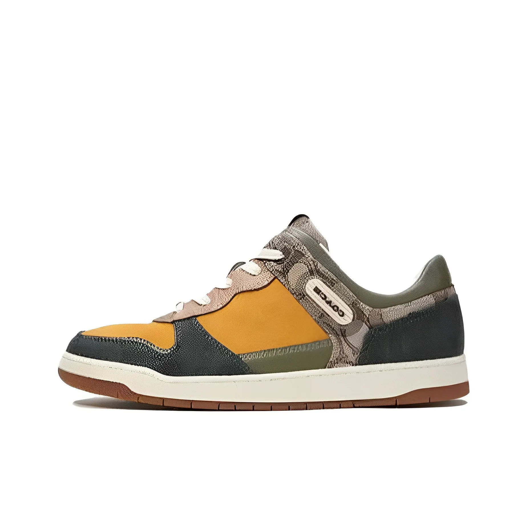 COACH C201 Low-Top Skateboard Shoes Men's Amazon Green