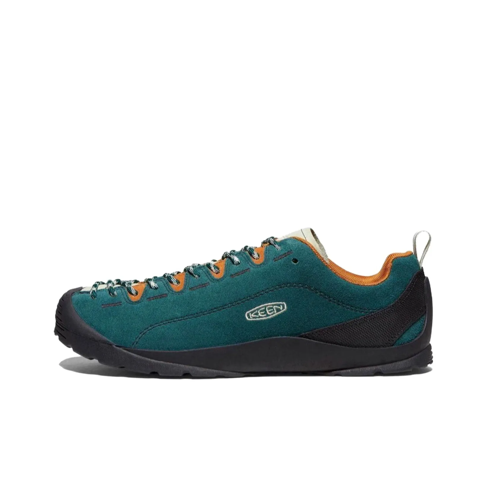 KEEN Jasper Slip Resistant Low Top Hiking Shoes Men's Lake Green