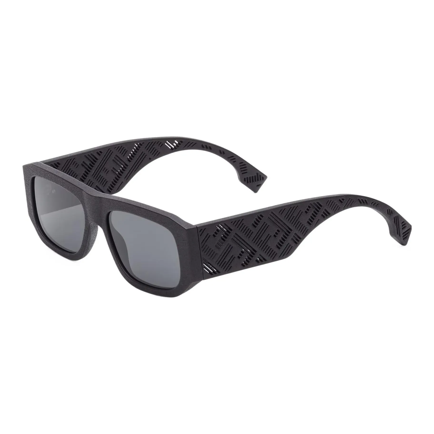 FENDI Пластик Металл Нерегулярная форма Солнцезащитные очки Унисекс Черный