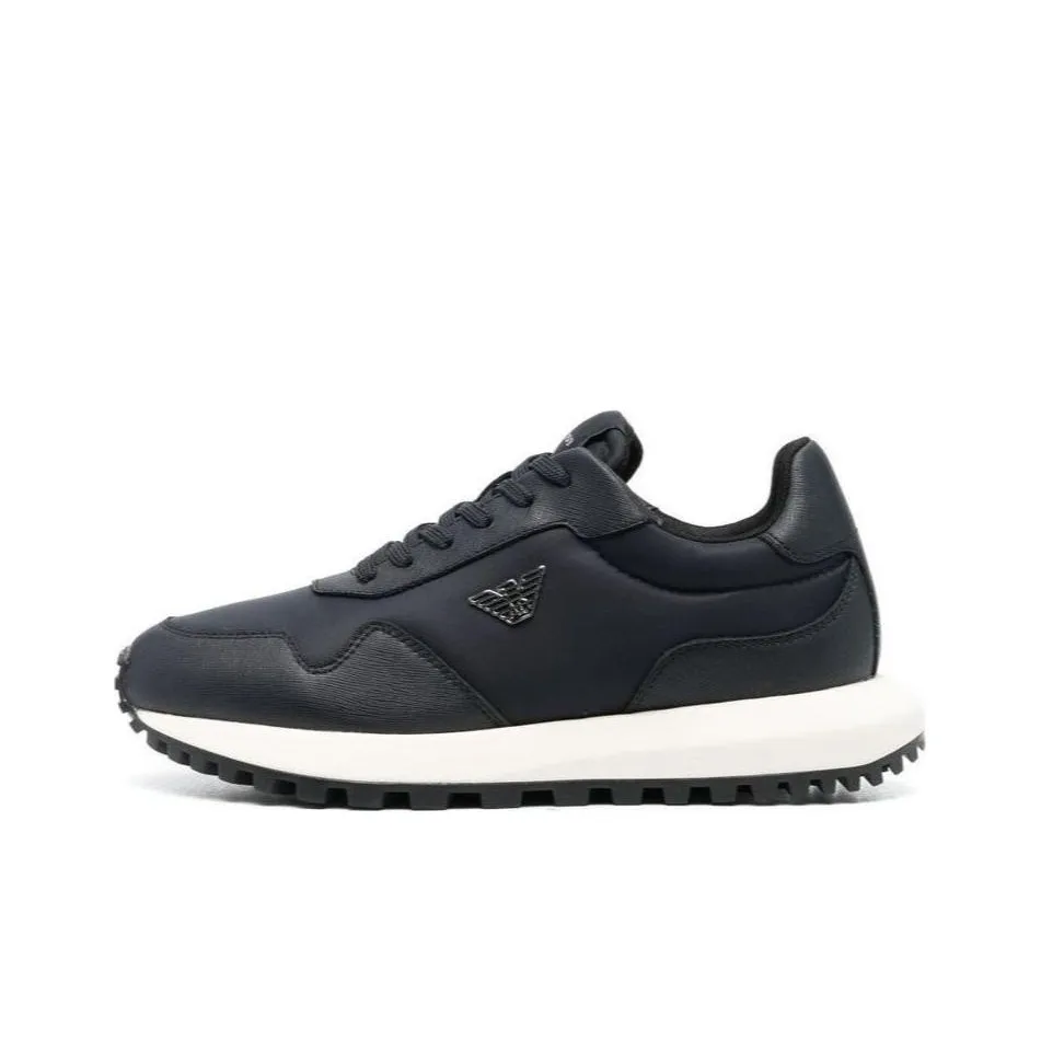 EMPORIO ARMANI Logo-appliqué Panelled Sneakers