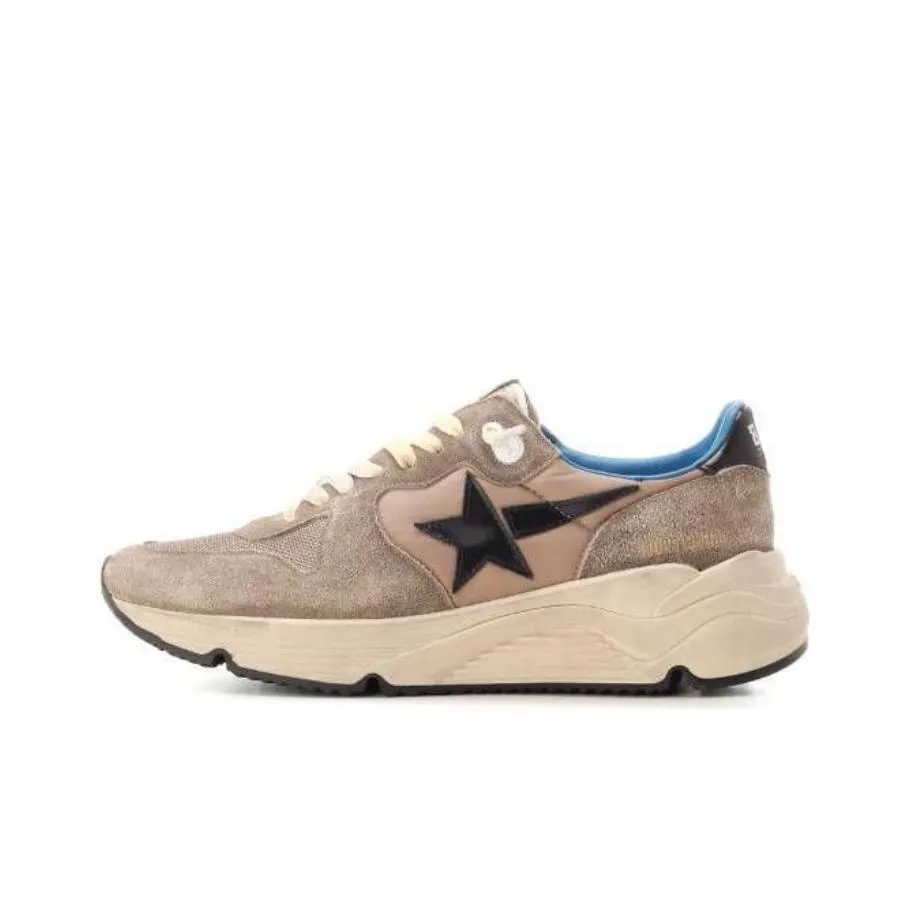 Golden Goose Running Sole Slip Resistant Low Top Casual Shoes Men's Gray Vintage Version