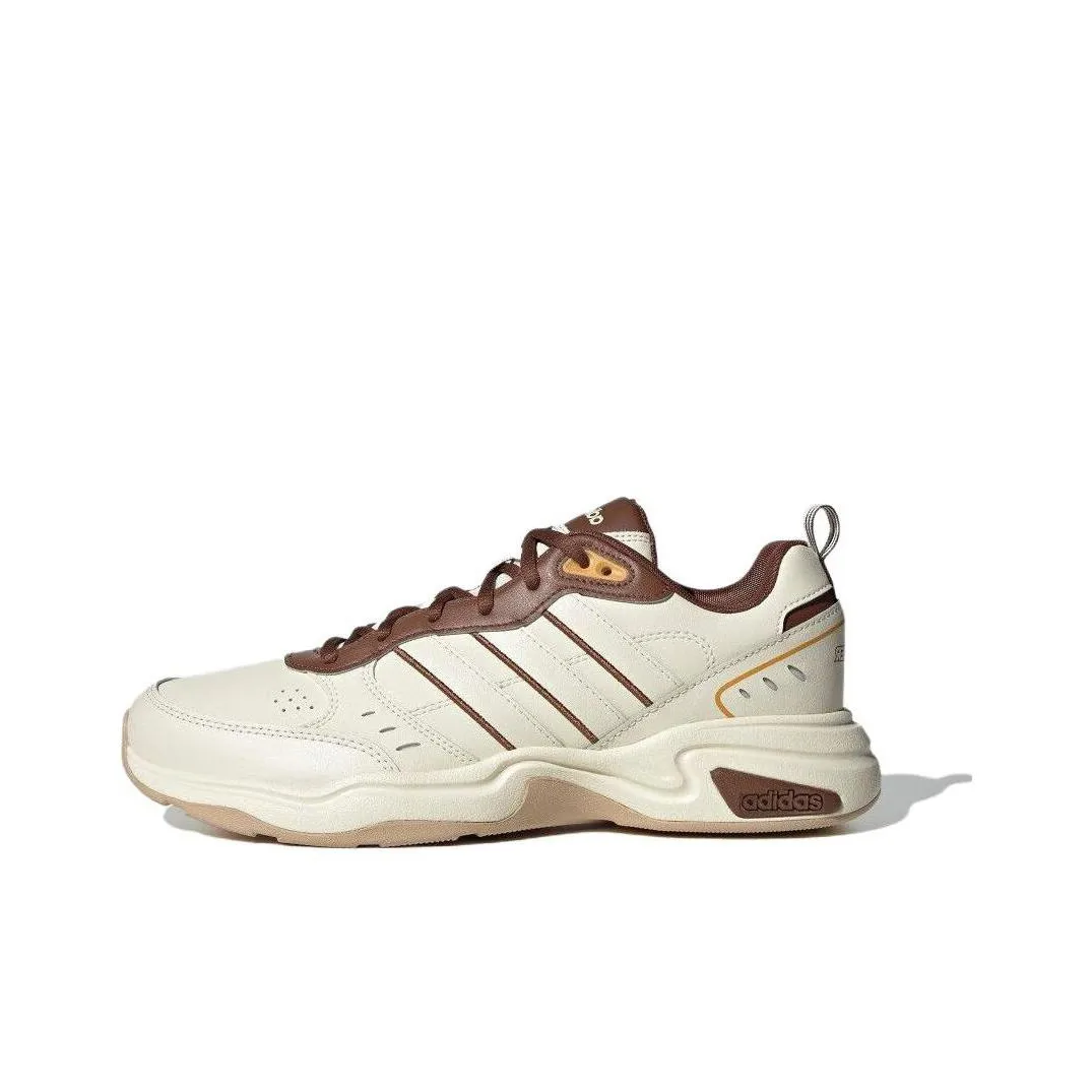 Adidas Neo Strutter Slip Resistant Abrasion Resistant Низкий Топ Повседневная Обувь Унисекс Бежевый Коричневый