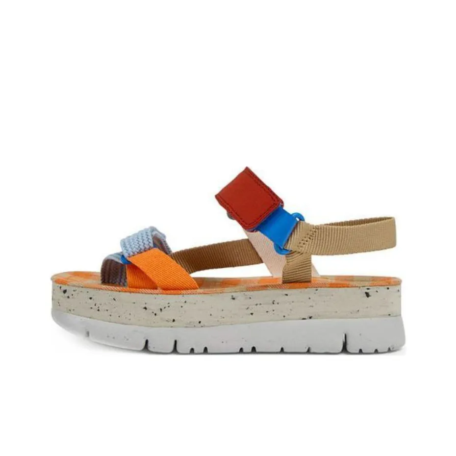 CAMPER Oruga Up One Strap Sandals Women's Orange