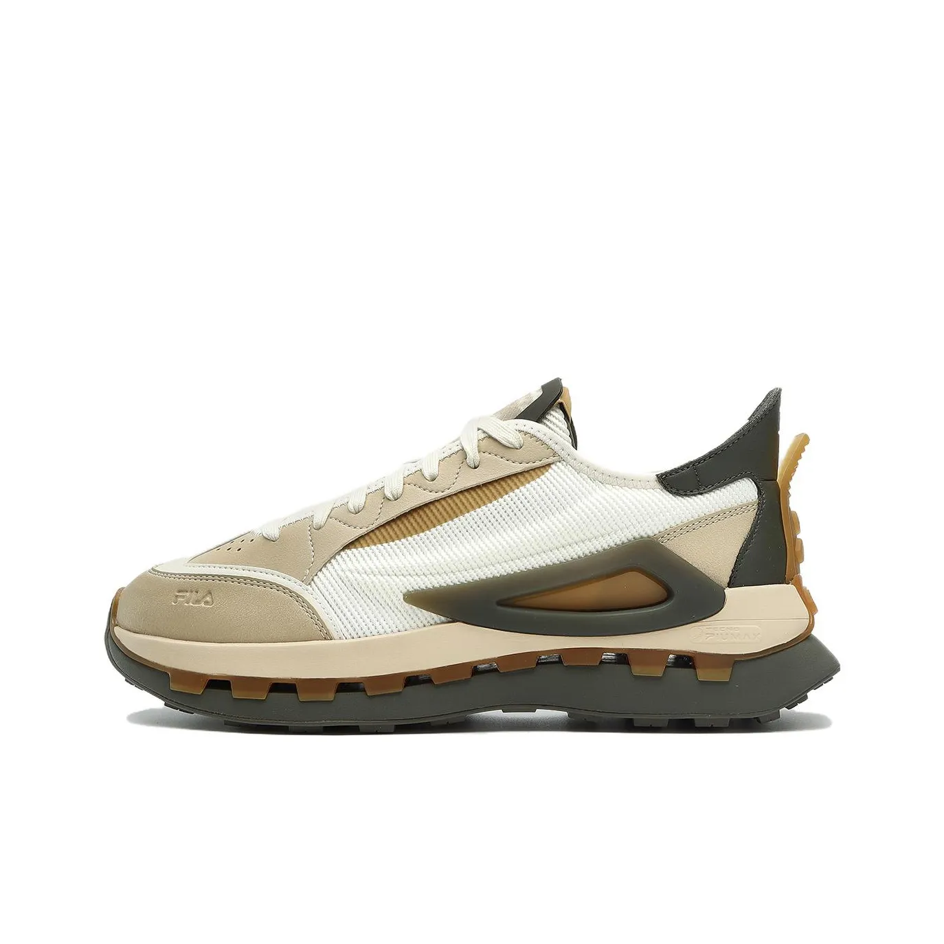 FILA KM Low Топ Casual Мужской Бежевый Желтый