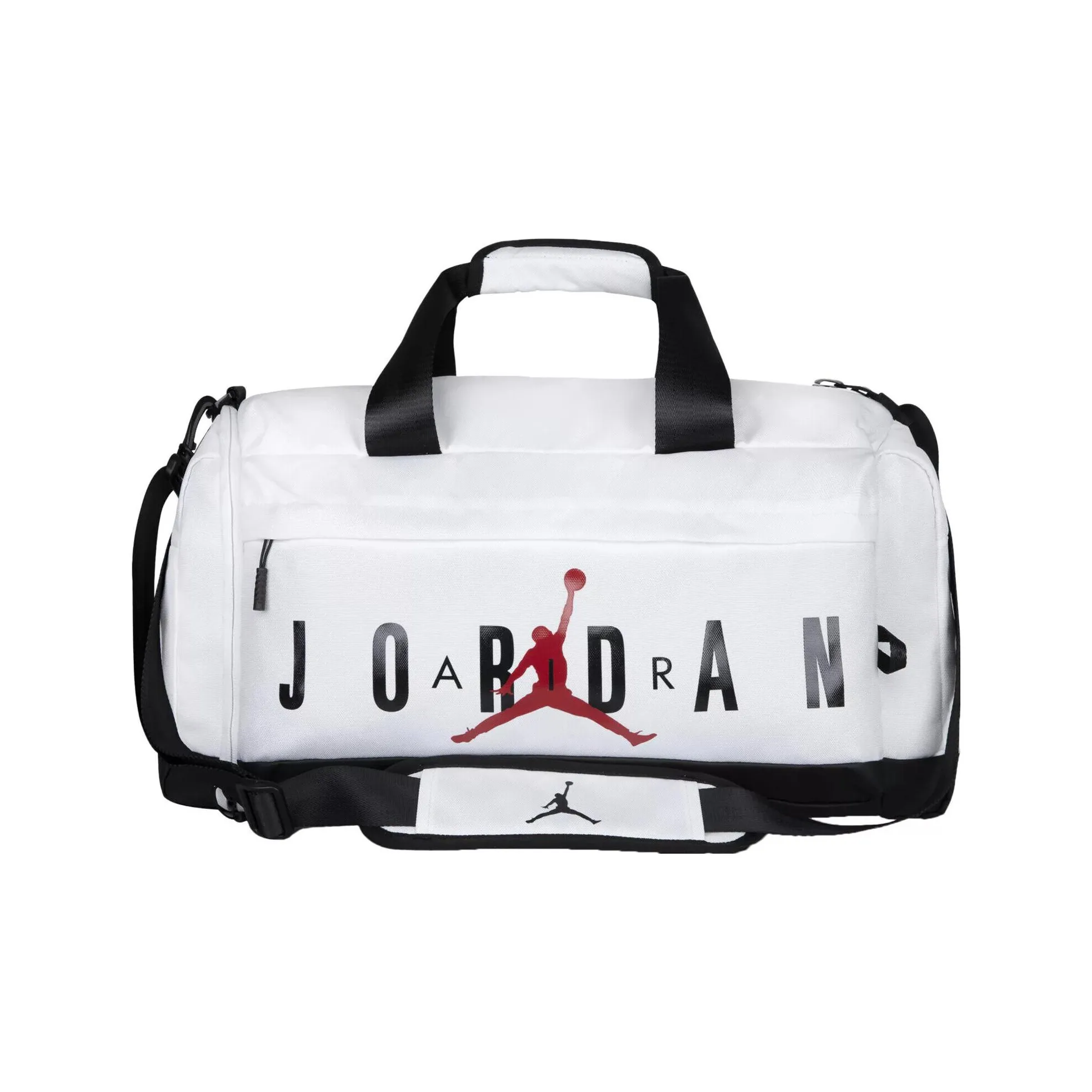 Jordan Jumpman Series Polyurethane Travel Bags Medium Size Unisex White