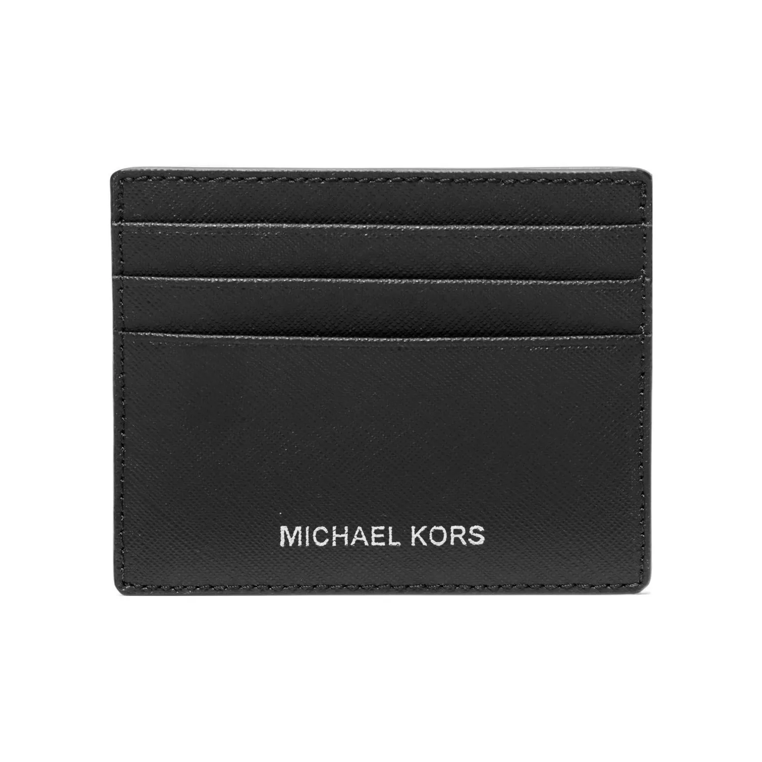 MICHAEL KORS Коровья кожа Ticket HOLDER Card Case Мужской Черный Морской синий
