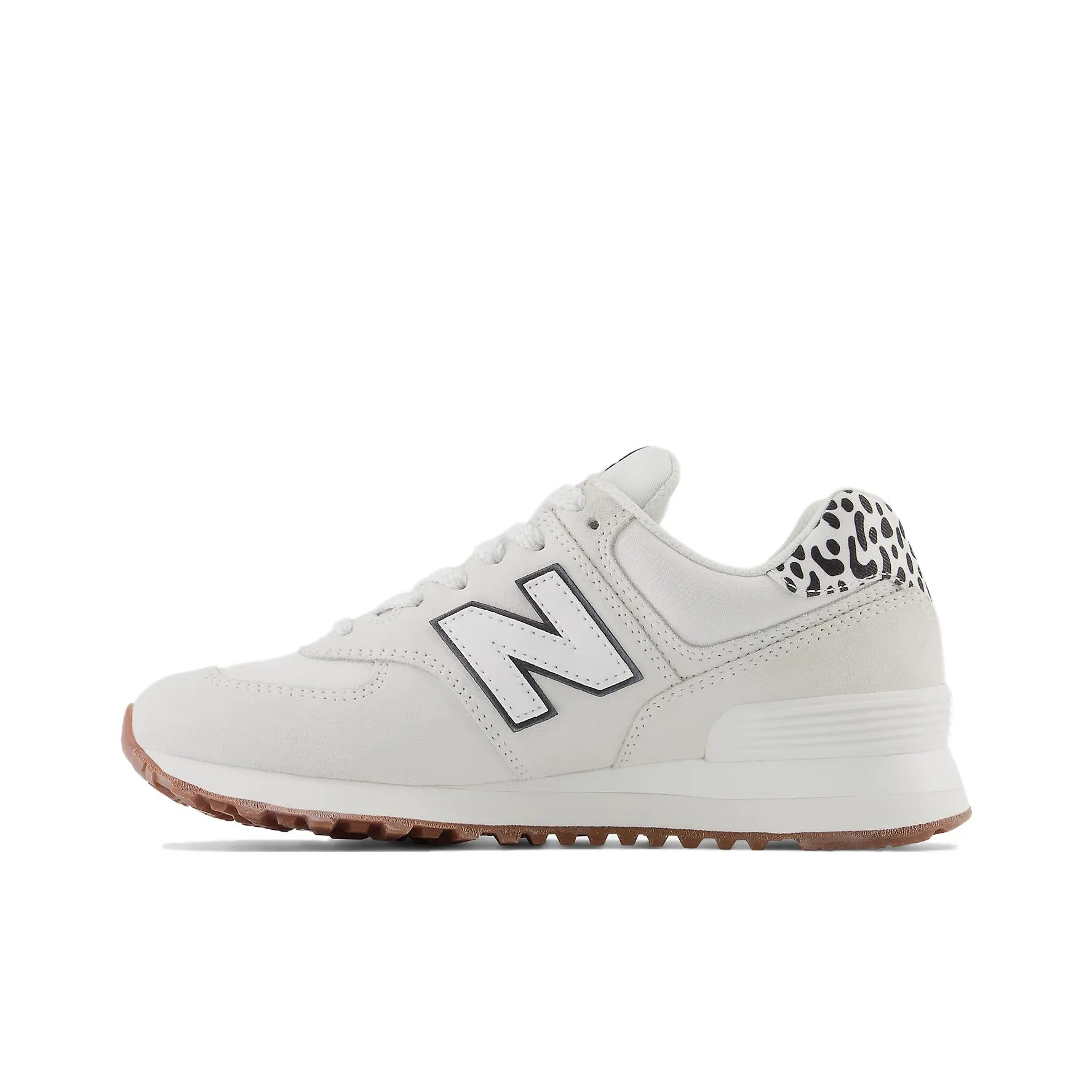 New Balance 574 Reflection White Leopard Women's