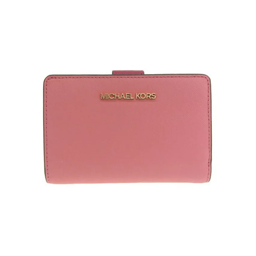 MICHAEL KORS Leather Wallet Women's Pink