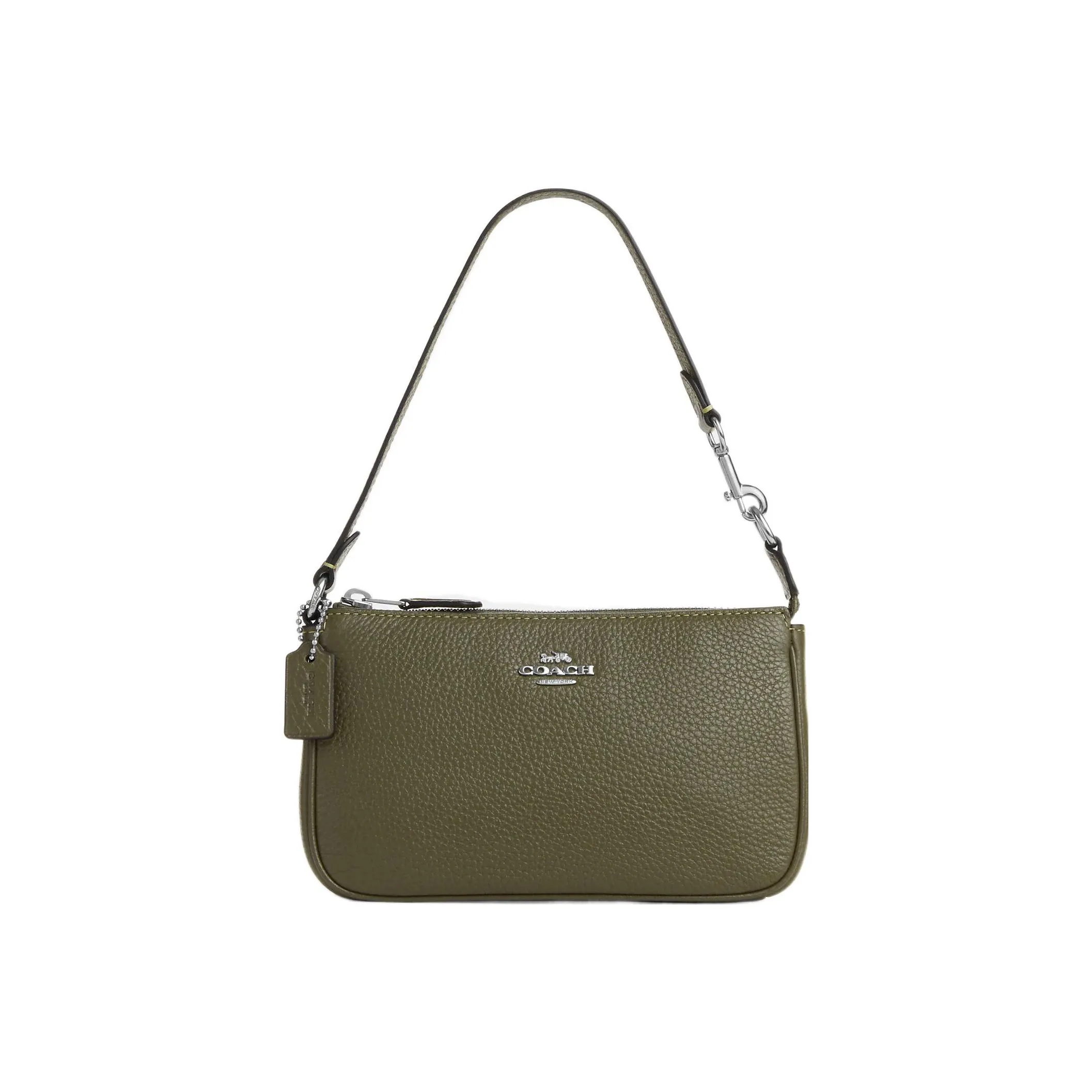 COACH Nolita Leather Shoulder Bag Handbag Shoulder Bag Women's Olive Green