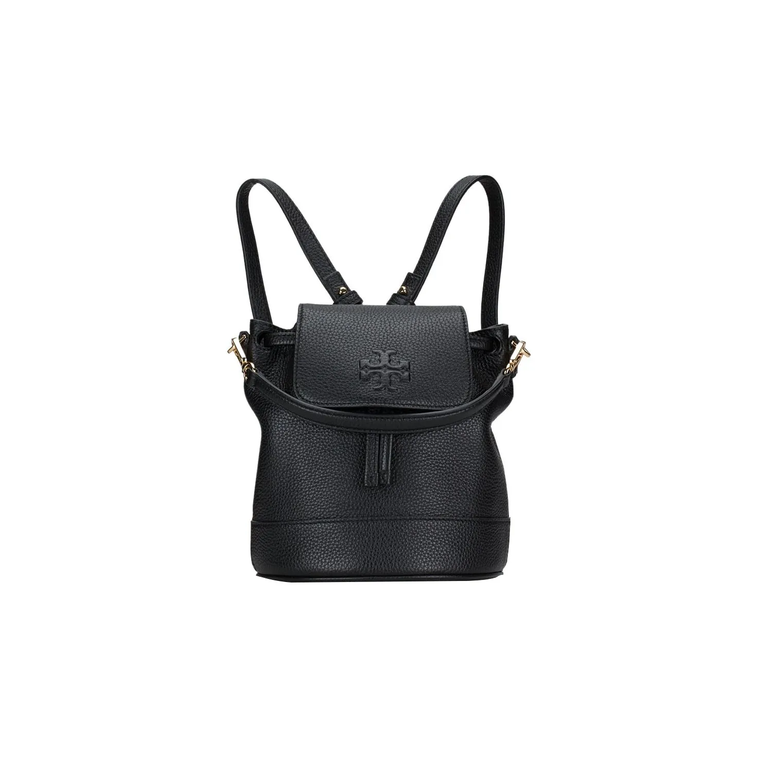 TORY BURCH Leather Backpack Women's Black