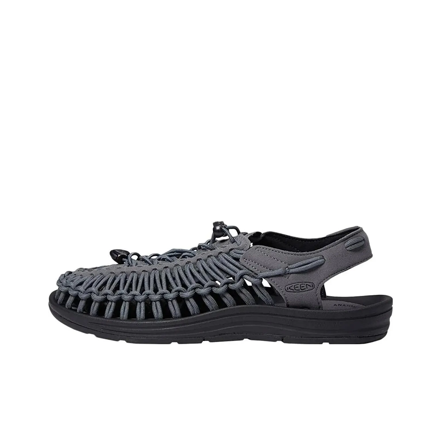 KEEN Uneek Дышащая и Устойчивая к Сцеплению Обувь для Горных Походов Мужская Серого Цвета