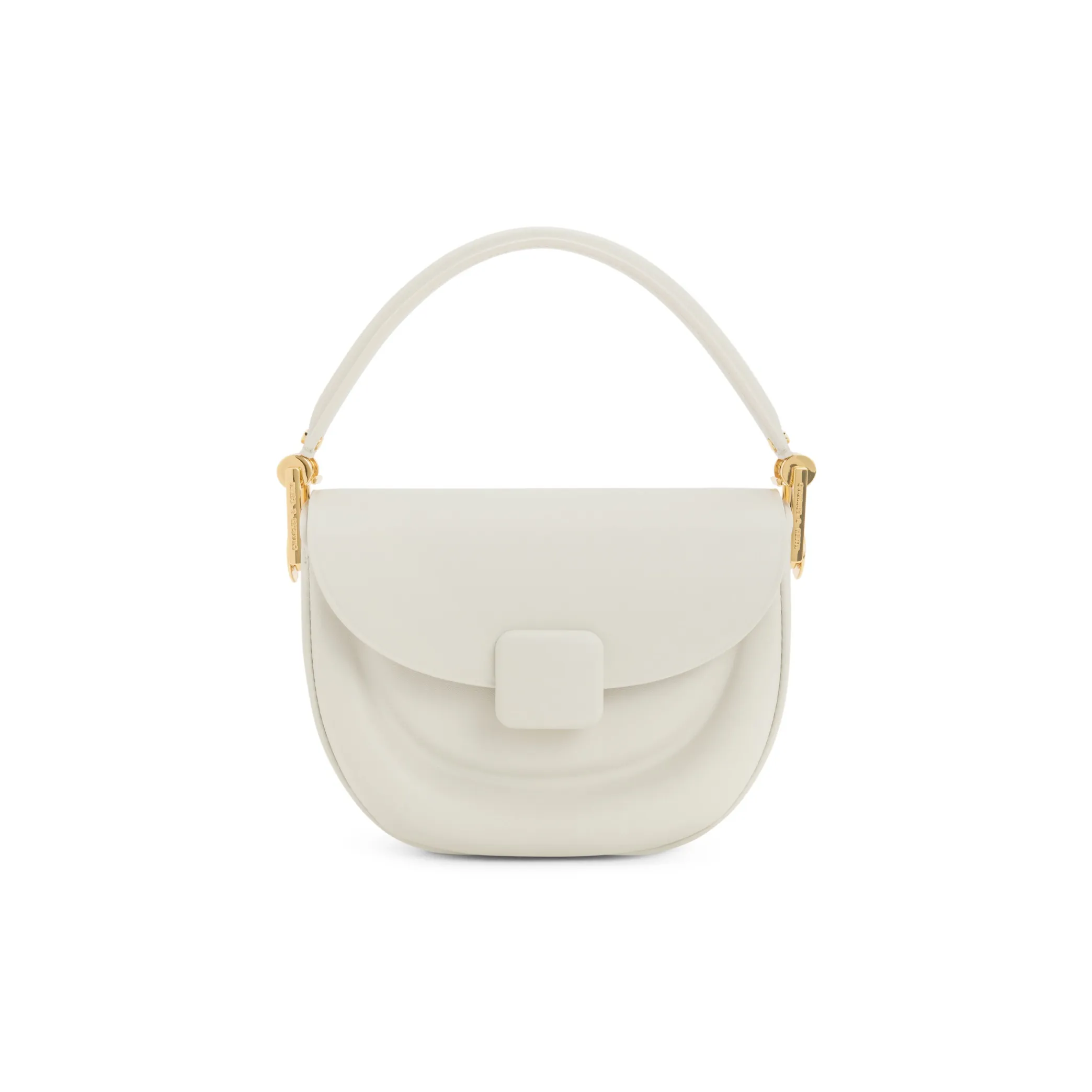 CHARLES&KEITH PU Handbag, Shoulder Bag, Crossbody Bag Small Size Women's White/Black/Dark Chocolate/Green