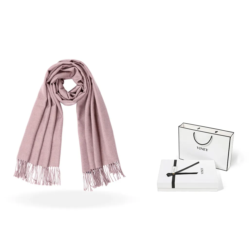 VINEY Вязаные шарфы Фиолетовый и Серый Женские