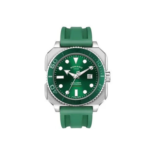 ROMAGO Автоматический Механический Movement Мужские Часы Deep Dive Collection 46mm*53mm*15,9mm Зеленые