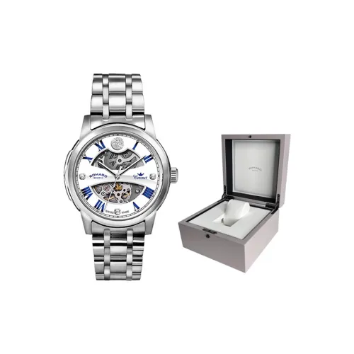ROMAGO Автоматический Механический Movement Мужские Часы 43mm*43mm*15mm Серебряный