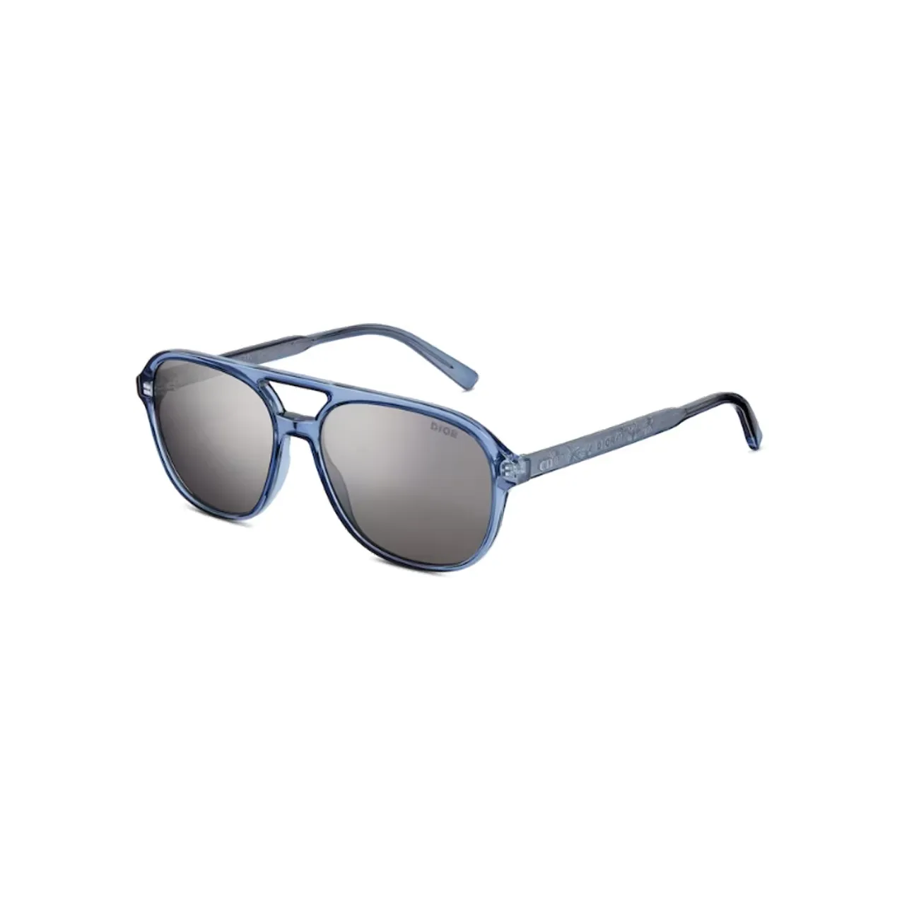DIOR Acetate Aviator Sunglasses Men's Blue